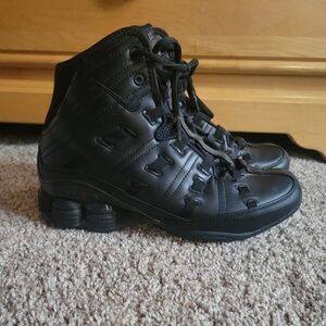 Nike Shox Black High-Top Sneakers